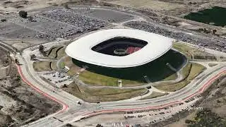 Estadio Akron, animación de satélite realizada con Google Earth Studio