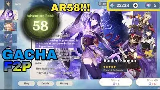 AR58! Celebrate Pulling On Raiden Banner!  | Gacha | Mobile | Genshin Impact 4.3
