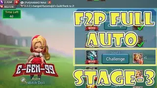 limited challenge Witch doll  stage 3 fully auto Dark disaster stage 3 fully auto
