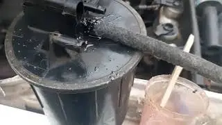 Canister repair or a strange whistling sound from under the hood