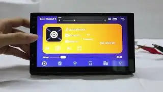 1DIN FM 7 Inch Adjustable Car Radio Android 9.1 Touch Screen 1080P Car Stereo Radio Player GPS