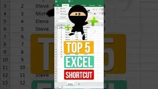 Top 5 Excel Shortcuts in 1 Minute 