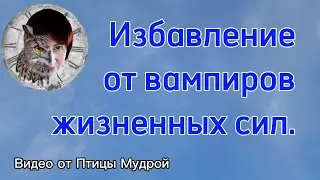Как избавиться от вампиров жизненных сил.