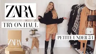 ZARA NEW IN TRY ON HAUL / PETITE 5'4 AND UNDER STYLE LOOKBOOK 2021
