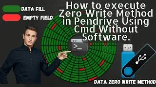 How to Erase Your Data permanently (Zero Write Method) From Pendrive Using Cmd Without Software.