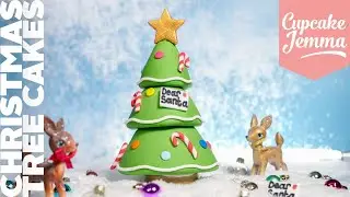 How to Make Mini Christmas Tree Cakes! Get the recipe and the technique!