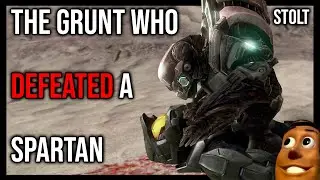 The Grunt Who Defeated a Spartan | Stolt FULL Story - Halo Lore