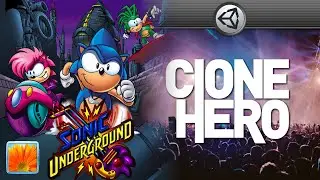 Clone Hero - Sonic Underground Theme Song With Downloads - All Difficulties: Guitar, Drums, Bass