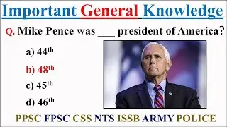 Latest mcqs of general knowledge| PPSC NTS FPSC 2024 | Gk 2024