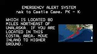 Tsunami Warnings - Sand Point, Alaska 7.5 Earthquake - 10/19/2020