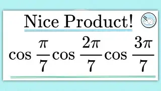 cos(π/7)cos(2π/7)cos(3π/7) = ??? || High School Math