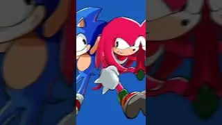 Sonic and Knuckles 💙❤️ edit #sonicthehedgehog #knucklestheechidna #shorts