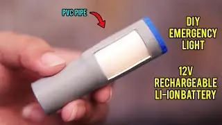 How To Make Rechargeable LED Emergency Light At Home