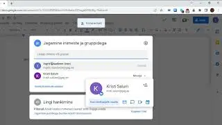 Google Drive (dokumendi jagamine)