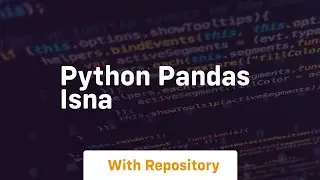 python pandas isna