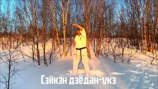 Сэйкэн дзёдан-укэ из Фудо-дати. Программа аттестации Киокусинкай карате - 10 кю. Белый пояс