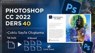PHOTOSHOP CC 2022 DERSLERİ / Çoklu Sayfa oluşturma Artboard ders 40