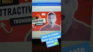 👈How to create fiverr gig image design in canva in 2mins!✅