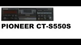PIONEER CT-S550S.Кассетная дека.