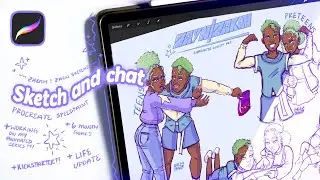 ✨Sketch + Chat with me | Life update + My animated series?? + 6 month goals✨