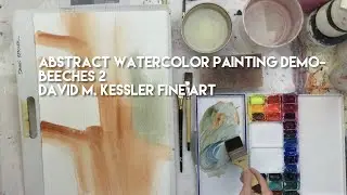 Abstract Watercolor Painting Demo