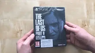 Opening The Last Of Us Part II Amazon Exclusive Limited Edition Steelbook (UK) With Gameplay