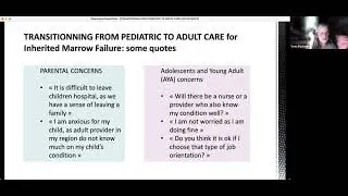 Transitioning from Pediatric to Adult Care   Inherited Bone Marrow Failure Syndromes