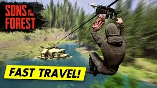 ZIPLINES ARE WILD! Sons of the Forest Episode 4