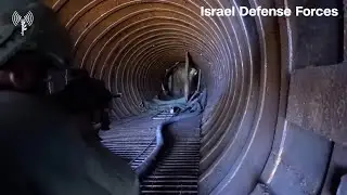 Exclusive IDF Footage Unveiling the Depths of Gaza's Underground Network   Revealing the Discovered