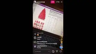 Lil Tracy Instagram Live (12-1-19) Orders Pink Christmas Tree