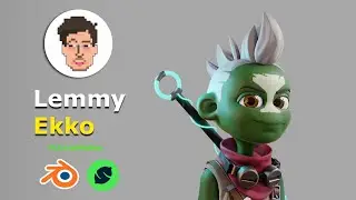 Creando a Lemmy Ekko - Timelapse - #lemon #nft