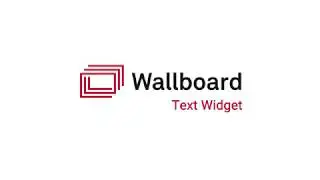 How to use the Text Widget in Wallboard CMS