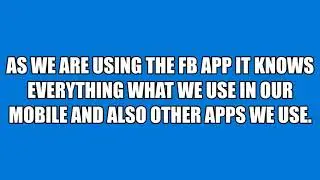 Facebook knows everything | facebook spies on us | facebook knows what we use