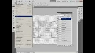 Painting AutoCAD Drawings with Photoshop: 03/10 EPS to PSD