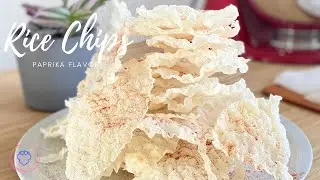 Ready in 2 minutes! Paprika Rice Chips | Easy & Cheap!