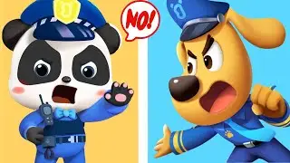 Who is the Best? Sheriff Kiki or Sheriff Labrador - Help Them & Catch the Bad Guys - Babybus Games