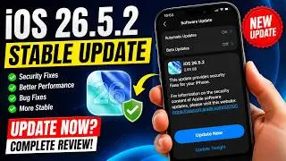 iOS 26.5.2 Released – Should You Update? 🔥 Security Fixes & Performance in Hindi