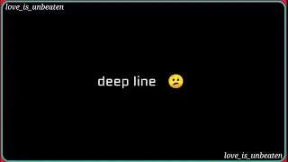 deep line 😕 | deep line status | black screen status | oh