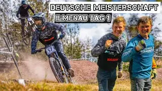Deutsche Meisterschaft Ilmenau | Trackwalk + Training | IXS Downhill Cup Tag 1 | Julian Schneider