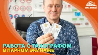 Работа с тахографом в парном экипаже