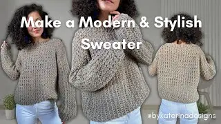 Discover the Magic of Crochet: Easy Oversized Sweater for All Skill Levels!