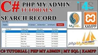 C# PhpMyAdmin | XAMPP | MySQL Tutorial in Urdu | Search record from database using c# win form