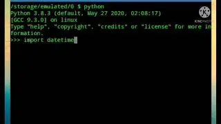 how to see current date in python