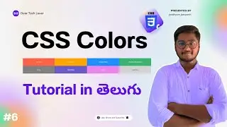 How to use Colors in CSS & Types of Colors in CSS | RGB, HSL, HEX & RGBA, HSLA Colors in CSS #css