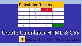 #calculator #easytolearnwebdev How To Make Stylish Calculator Using HTML & CSS Only -  Design