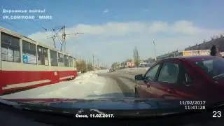 Новая подборка ДТП и аварии от «Дорожные войны» за 12 02 2017 Видео №1133  ДТП и аварии