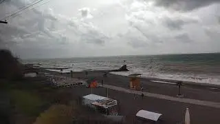 26.03.2024. Россия. Краснодарский край. Виды на Чёрное море между Сочи и Дагомысом. Часть 1