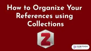 Zotero: How to Organize Your References