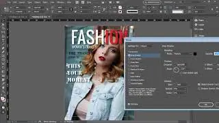 magazine cover design in indesign | Magazine cover design | indesign tutorials