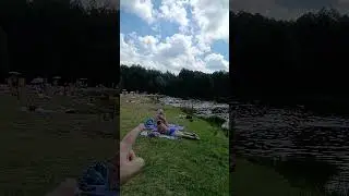 На пляже санатория Шинник, Бобруйск, Беларусь